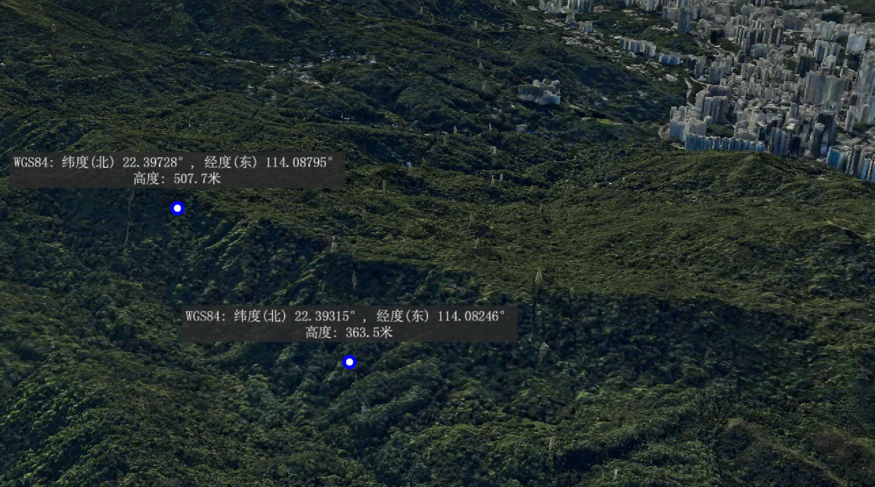 三维火点定位