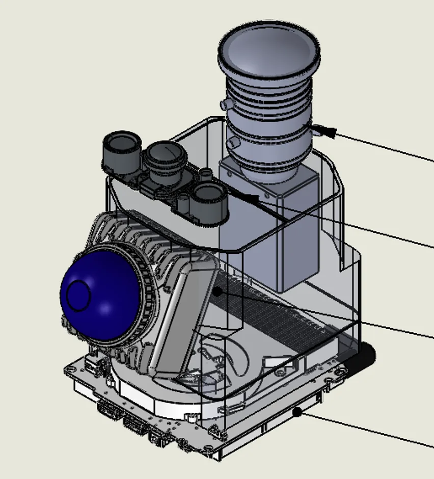 伸缩杆检查头 CAD
