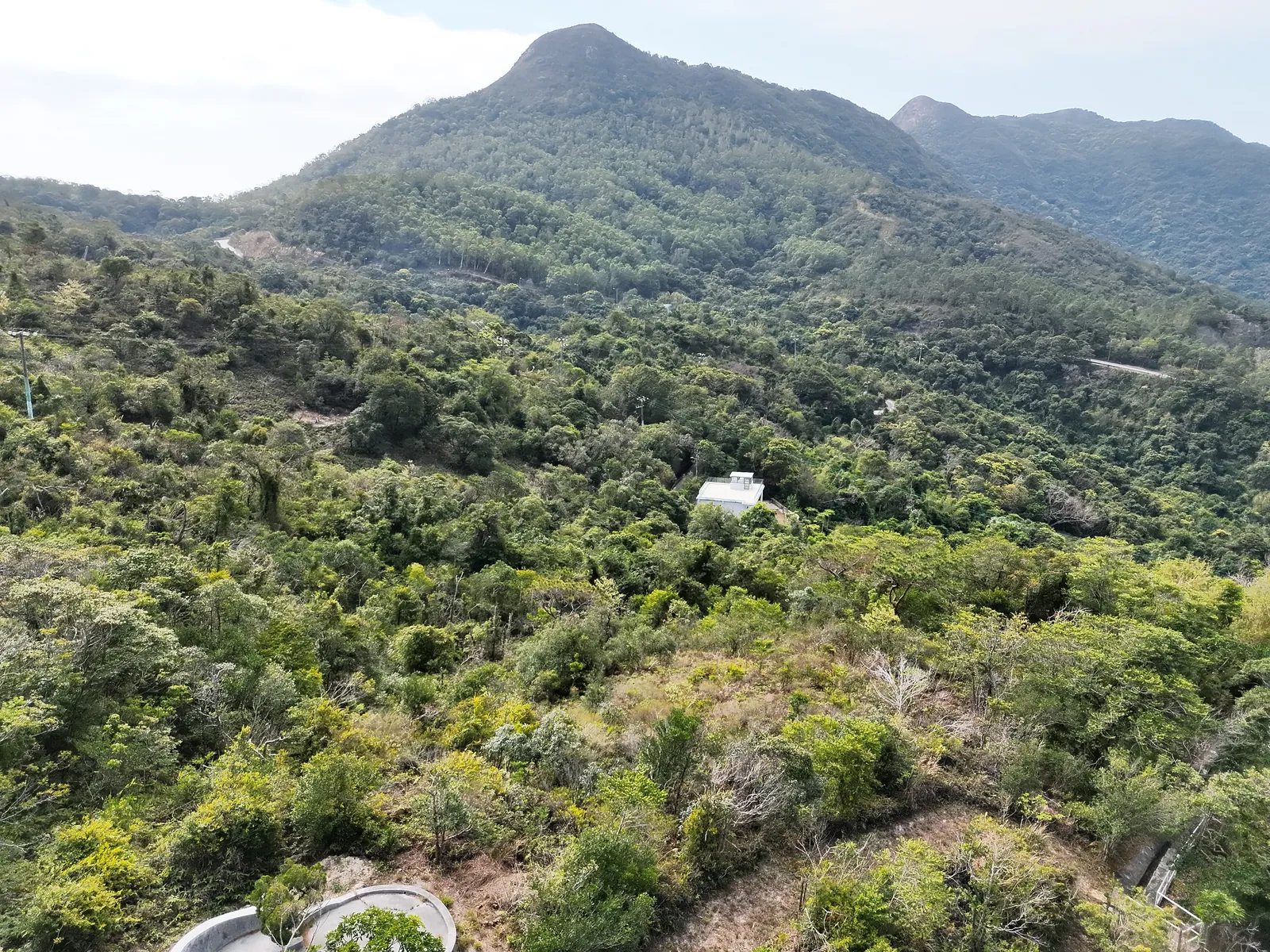 香港山地边坡与周边植被环境